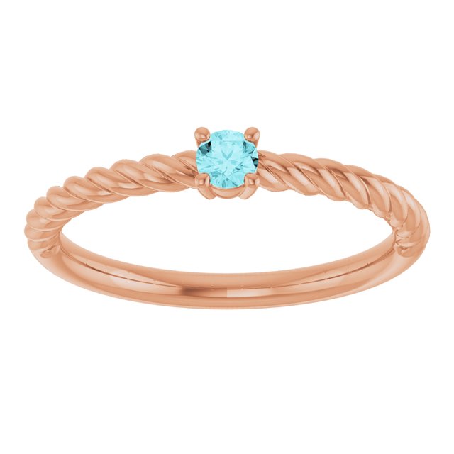 Natural Blue Zircon | Round | 3mm