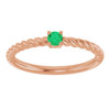 Natural Emerald | Round | 3mm | Lab-Grown Emerald | Round | 3mm