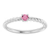 Natural Pink Tourmaline | Round | 3mm