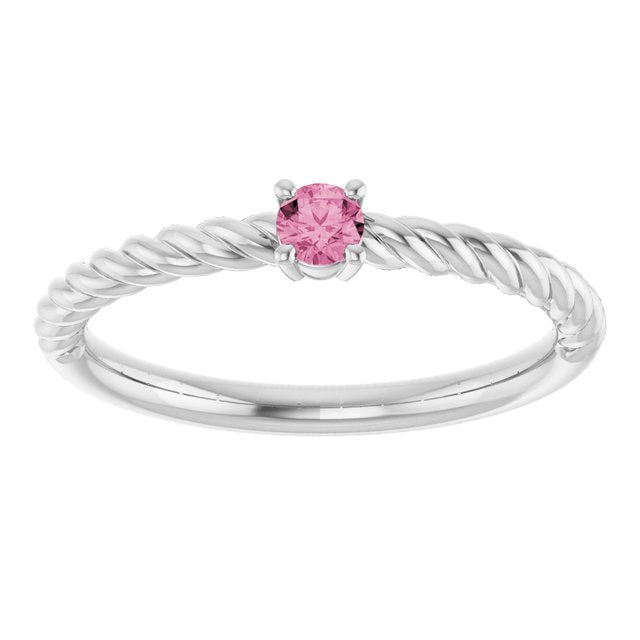 Natural Pink Tourmaline | Round | 3mm
