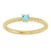 Natural Aquamarine | Round | 3mm