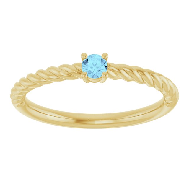 Natural Aquamarine | Round | 3mm