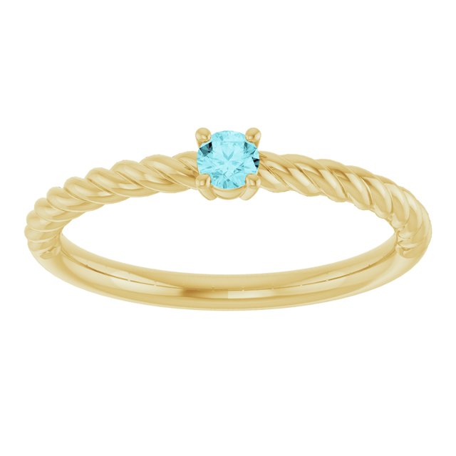 Natural Blue Zircon | Round | 3mm