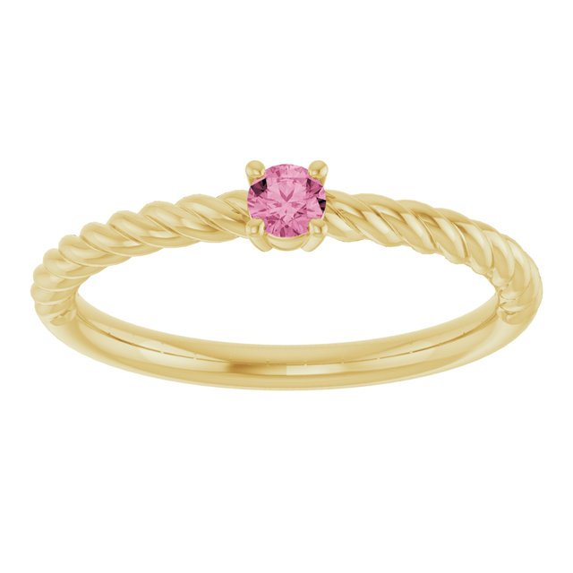 Natural Pink Tourmaline | Round | 3mm