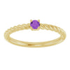 Natural Amethyst | Round | 3mm
