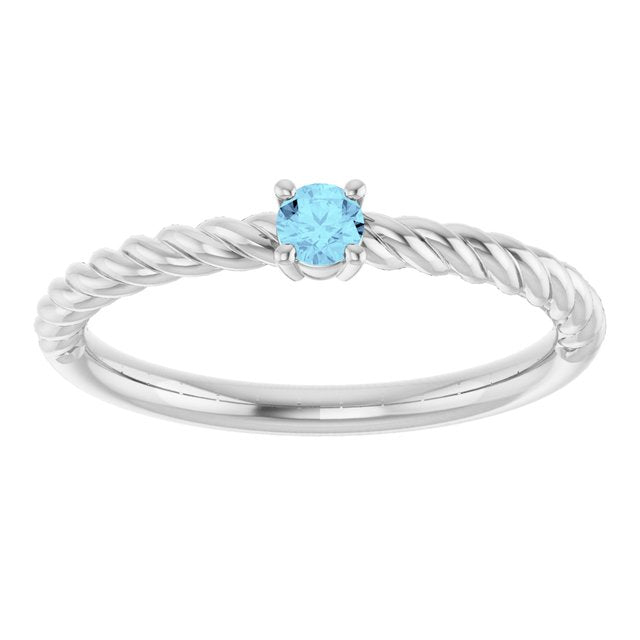 Natural Aquamarine | Round | 3mm