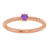 Natural Amethyst | Round | 3mm
