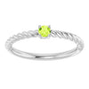Natural Peridot | Round | 3mm