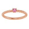 Natural Pink Tourmaline | Round | 3mm
