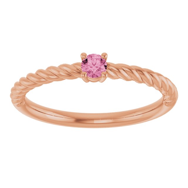 Natural Pink Tourmaline | Round | 3mm