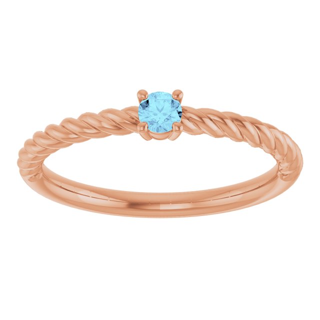 Natural Aquamarine | Round | 3mm