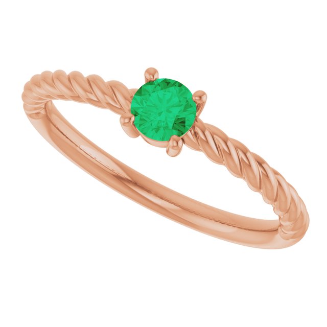 Lab-Grown Emerald | Round | 4mm | Natural Emerald | Round | 4mm