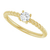 Natural White Sapphire | Round | 4mm
