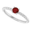 Natural Mozambique Garnet | Round | 4mm