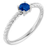 Lab-Grown Blue Sapphire | Round | 4mm | Natural Blue Sapphire | Round | 4mm