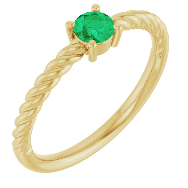 Lab-Grown Emerald | Round | 4mm | Natural Emerald | Round | 4mm