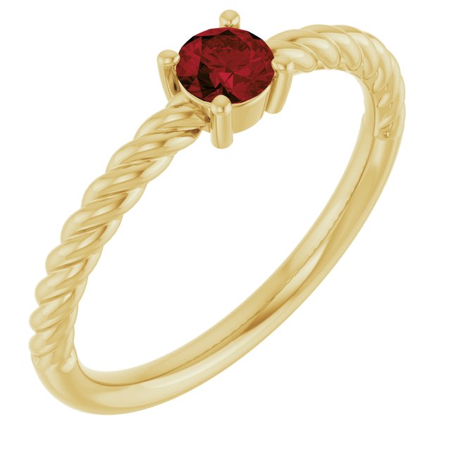 Natural Mozambique Garnet | Round | 4mm