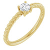 Natural White Sapphire | Round | 4mm