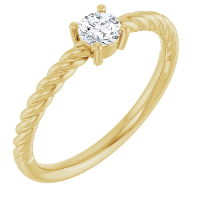 Natural White Sapphire | Round | 4mm