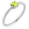 Natural Peridot | Round | 4mm