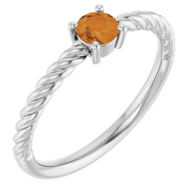 Natural Citrine | Round | 4mm