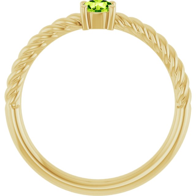Natural Peridot | Round | 4mm