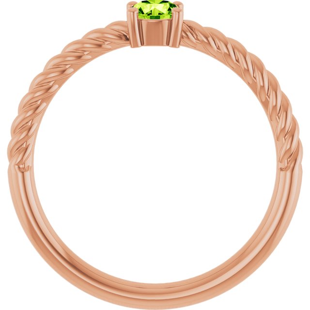 Natural Peridot | Round | 4mm