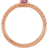 Natural Pink Tourmaline | Round | 4mm