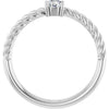 Natural White Sapphire | Round | 4mm