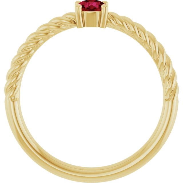 Natural Ruby | Round | 4mm | Lab-Grown Ruby | Round | 4mm