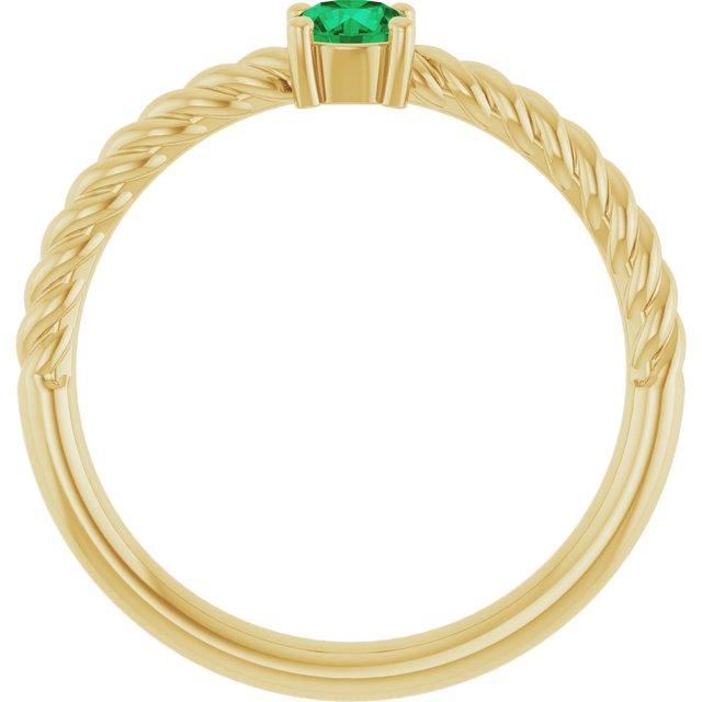 Lab-Grown Emerald | Round | 4mm | Natural Emerald | Round | 4mm