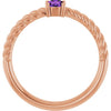 Natural Amethyst | Round | 4mm