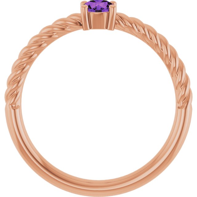 Natural Amethyst | Round | 4mm