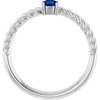 Natural Blue Sapphire | Round | 4mm | Lab-Grown Blue Sapphire | Round | 4mm
