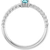 Natural Blue Zircon | Round | 4mm