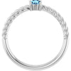 Natural Aquamarine | Round | 4mm
