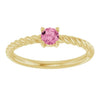 Natural Pink Tourmaline | Round | 4mm