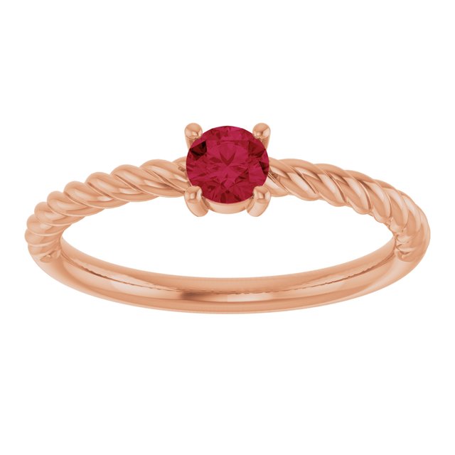 Natural Ruby | Round | 4mm | Lab-Grown Ruby | Round | 4mm