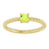 Natural Peridot | Round | 4mm