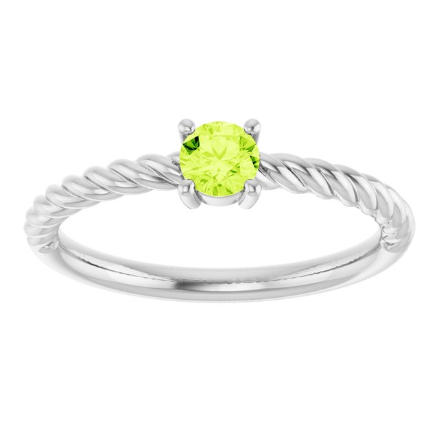Natural Peridot | Round | 4mm