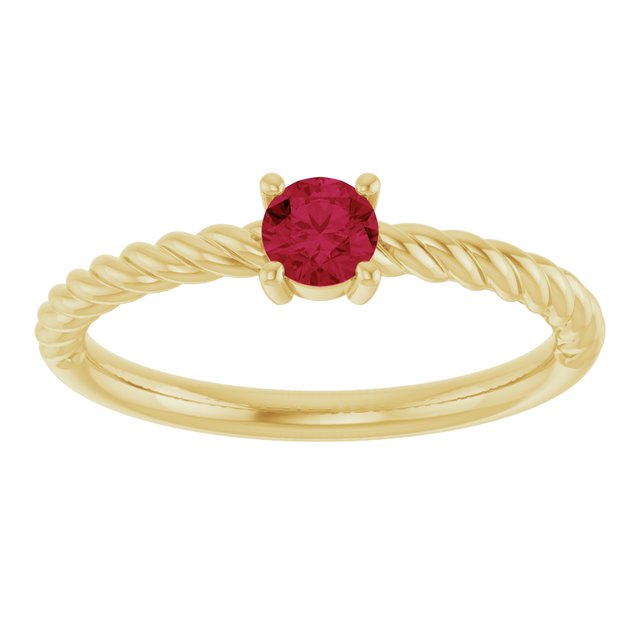 Natural Ruby | Round | 4mm | Lab-Grown Ruby | Round | 4mm