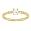 Natural White Sapphire | Round | 4mm