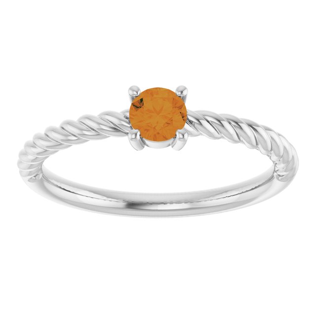 Natural Citrine | Round | 4mm