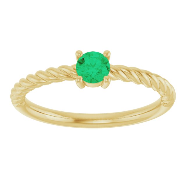 Lab-Grown Emerald | Round | 4mm | Natural Emerald | Round | 4mm
