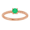 Lab-Grown Emerald | Round | 4mm | Natural Emerald | Round | 4mm