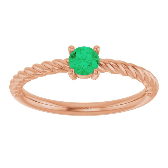Lab-Grown Emerald | Round | 4mm | Natural Emerald | Round | 4mm