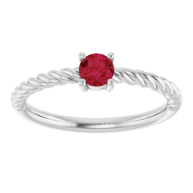 Natural Ruby | Round | 4mm | Lab-Grown Ruby | Round | 4mm