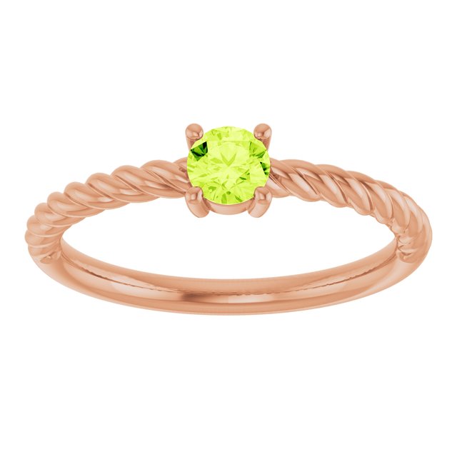 Natural Peridot | Round | 4mm
