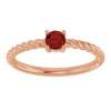 Natural Mozambique Garnet | Round | 4mm