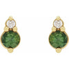 Natural Green Sapphire | Round | 3mm